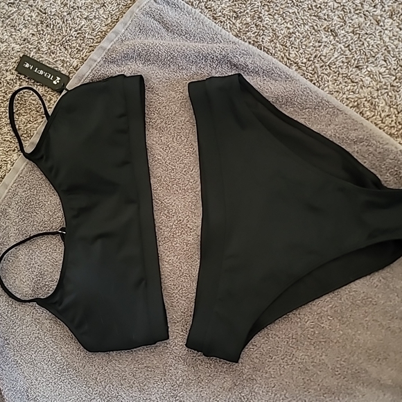 STUNNING TEMPT ME BLACK HIGH WAIST BIKINI - Picture 3 of 10